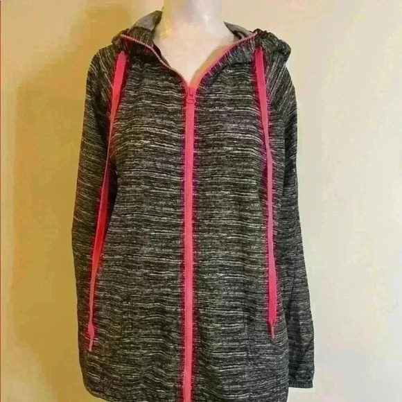 🧥 Lightweight Grey/Pink windbreaker - Picture 3 of 5